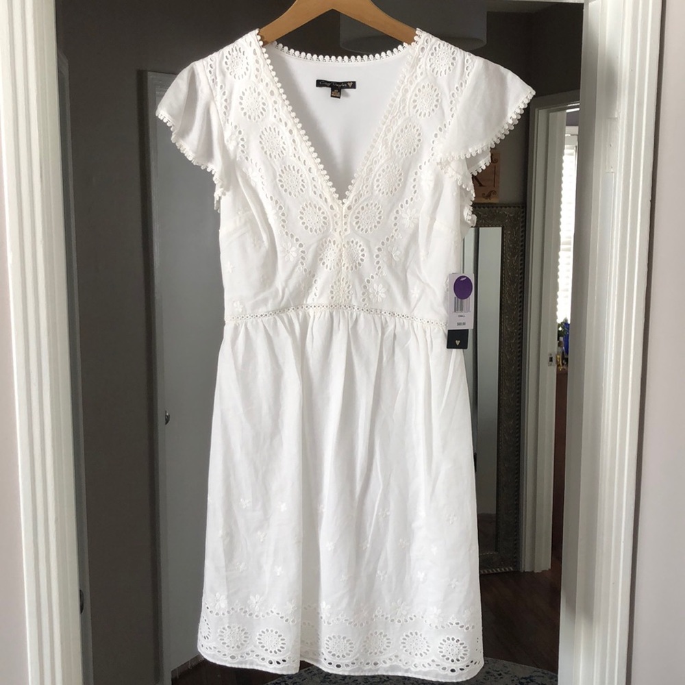 City Triangles White Day Dress